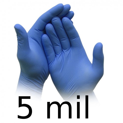 5 mil Nitrile Exam Gloves